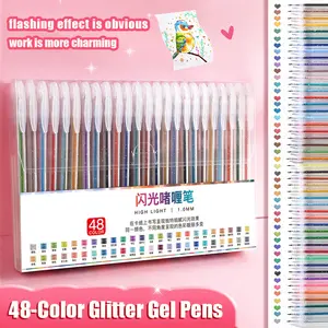 Sparkling Star Gel Pen, High-Value Children's Writing Pen with Sequins that Shine and Change Color, Perfect Partner for Hand Accounts and Diaries.