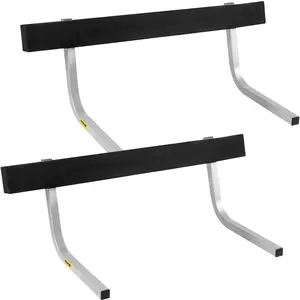 VEVOR Boat Trailer Guide-ons,  2 PCS Rustproof Steel Trailer Guide ons, Trailer Guides with Carpet-Padded Boards, Mounting Parts Included, for Ski Boat, Fishing Boat or Sailboat Trailer