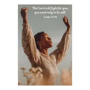 Inspirational Matte Wall Posters, Motivational Art Decor for Home, Church, Inspirational Gifts, Bible Verse Prints, Uplifting Wall Decor