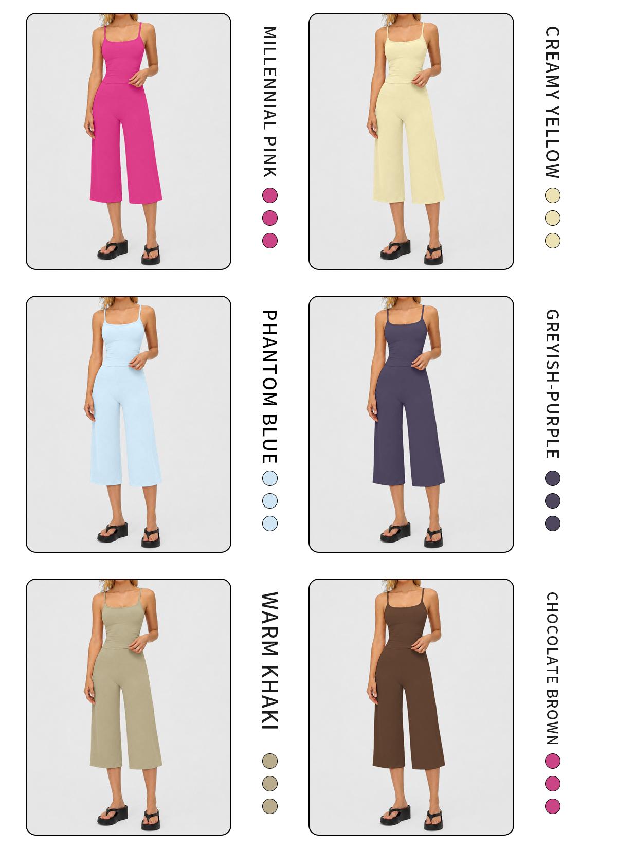 MFVIM Women's 2-Piece Athleisure Fitness Clothes - Slimming Camisole Yoga Tank Top, High-Waisted Quick-Dry Slim-Fit Mid-Length Shorts, Multifunctional Casual Sports Wear Set for Gym, Outdoor Running,summerwins MFVIM Women's 2-Piece Athleisure Fitness Clothes - Slimming Camisole Yoga Tank Top, High-Waisted Quick-Dry Slim-Fit Mid-Length Shorts, Multifunctional Casual Sports Wear Set for Gym, Outdoor Running,summerwins