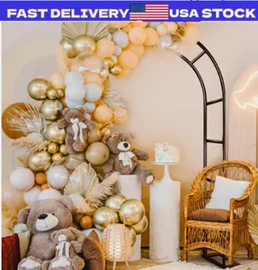 7.9ft Wedding Arch Metal Garden Arch Garden Arbor Trellis For Climbing Plants