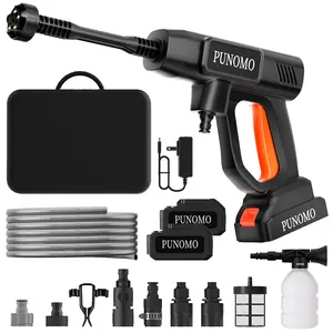 Hot Cordless Pressure Washer and Single Port Charger Base, Bottle Portable Washer for Car,Home Cleaning & Garden Watering