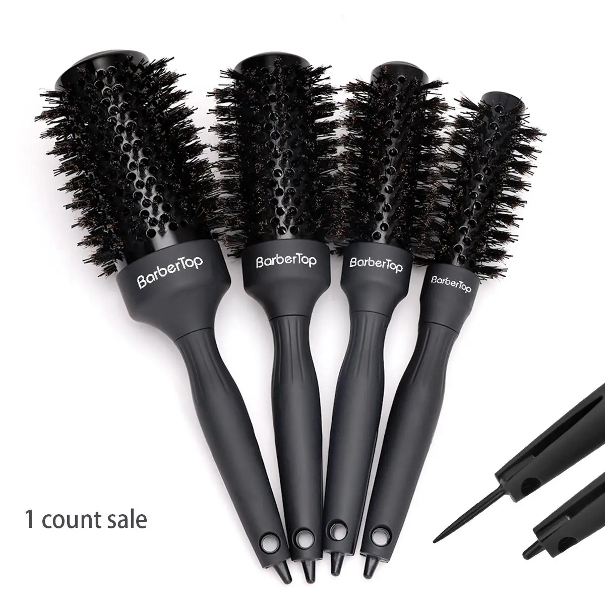 Round Hair Brush, 1 Count Anti-static Hair Brush, Hair Styling Brush, Hairstyle Brush, Hairdressing Brush, Heatless Styling Tool for Home & Salon Use, Thermal Round Brush