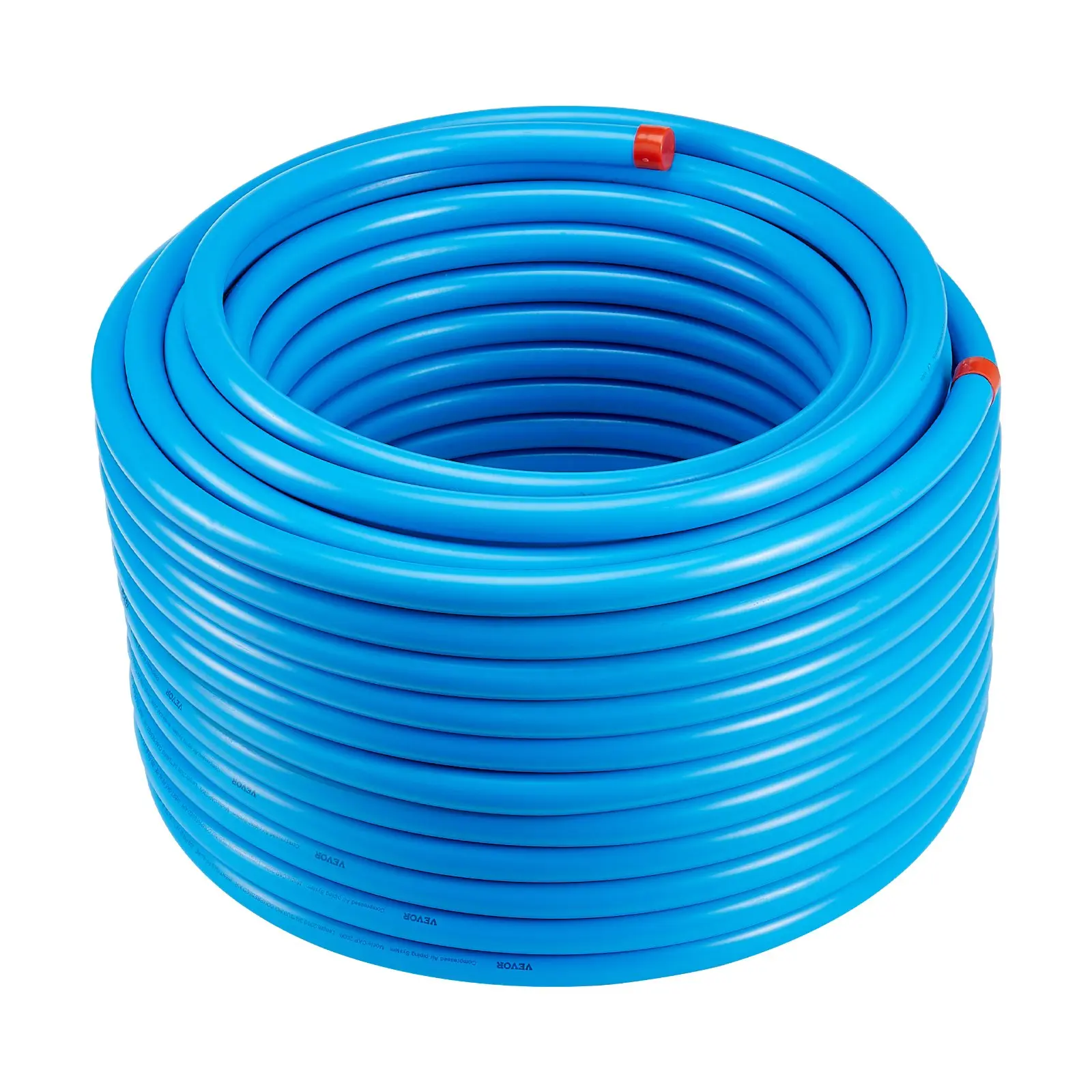 VEVOR Air Compressor Line Kit, 200 ft x 3/4", HDPE-Aluminum Compressed Air Piping System, Compressed Air Line Tubing Kit for Garages Workshops, Blue
