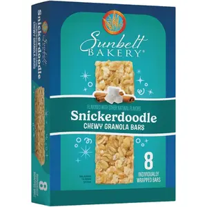 Sunbelt Bakery Snickerdoodle Chewy Granola Bars, 8-1.0 OZ Bars