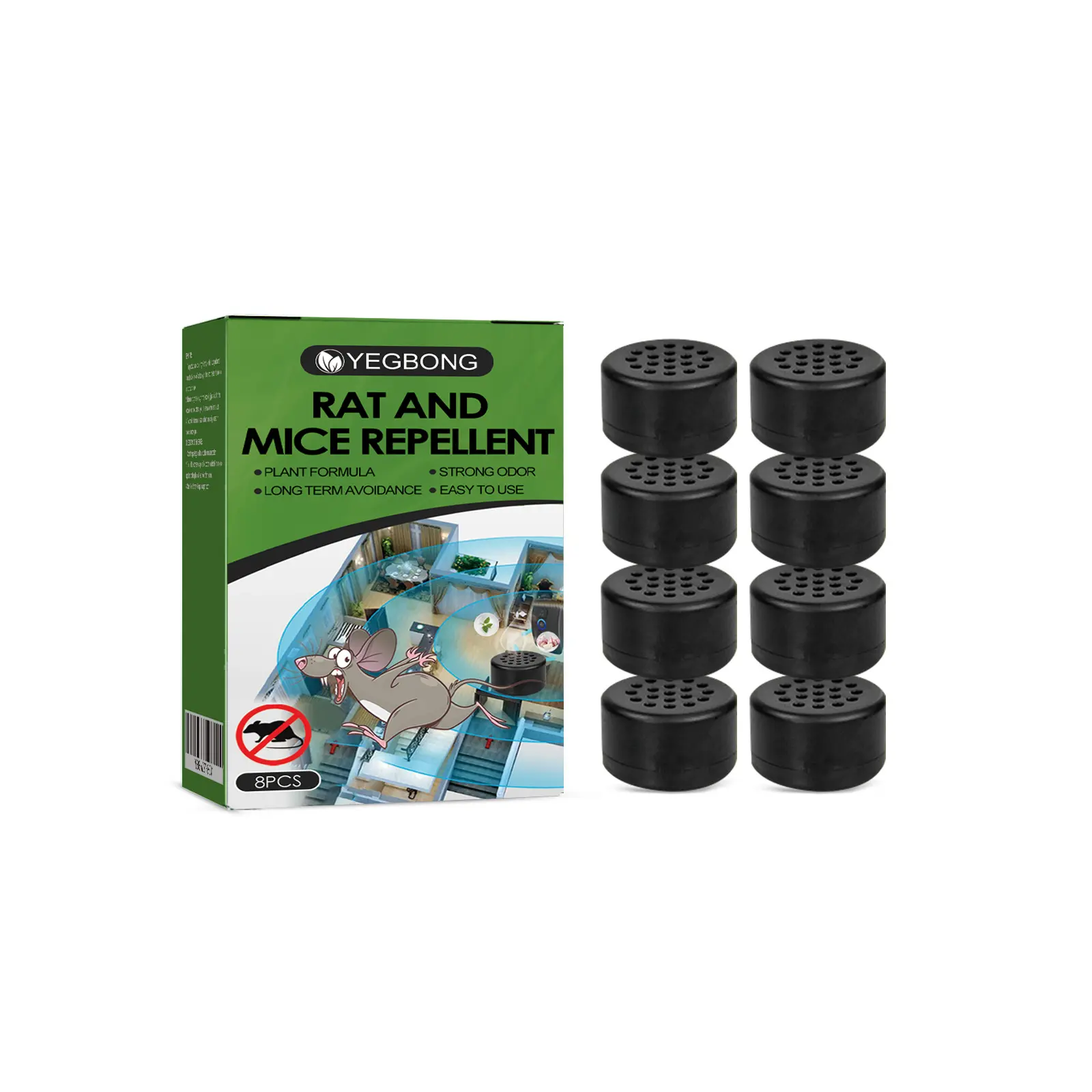 Yegbong Rat Repellent Pill, Car Engine Outdoor Home Indoor Rat Repellent Pill