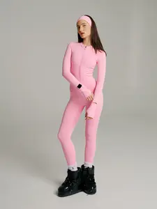 Colorado Fleece Bodysuit - Plastic Pink