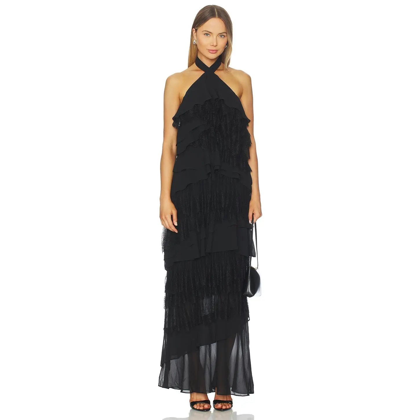 Tularosa Kellen Gown in Black