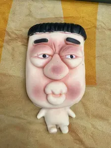 Bowl-Cut Colleague Squeeze Stress-Relief Toy