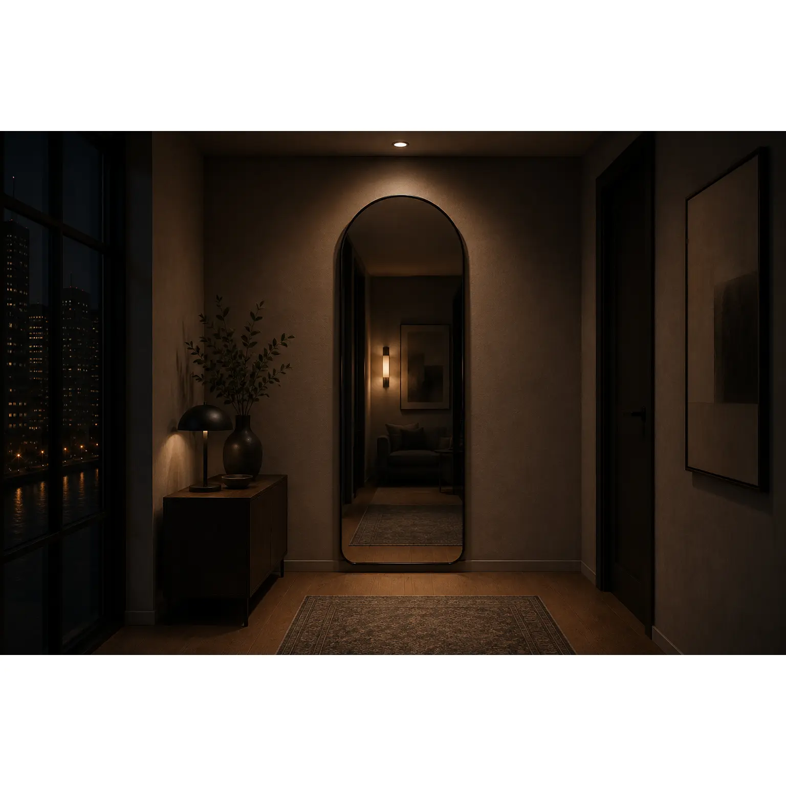 'Chy Arc Full Length Mirror