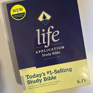 Study Application Bible Hard Cover and Indexed