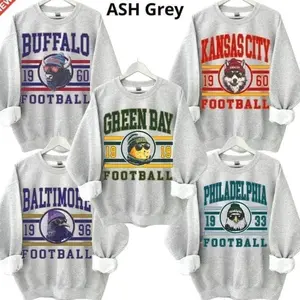 [Sale off 50%] Vintage Spirit Animal mascot All Team Football Classic Crewneck ASH COLOR Sweatshirt, Unisex All Teams Football Sweatshirt, Trending Football Shirt, Retro Football Shirt, Gifts For Football Fans Sport  0JF