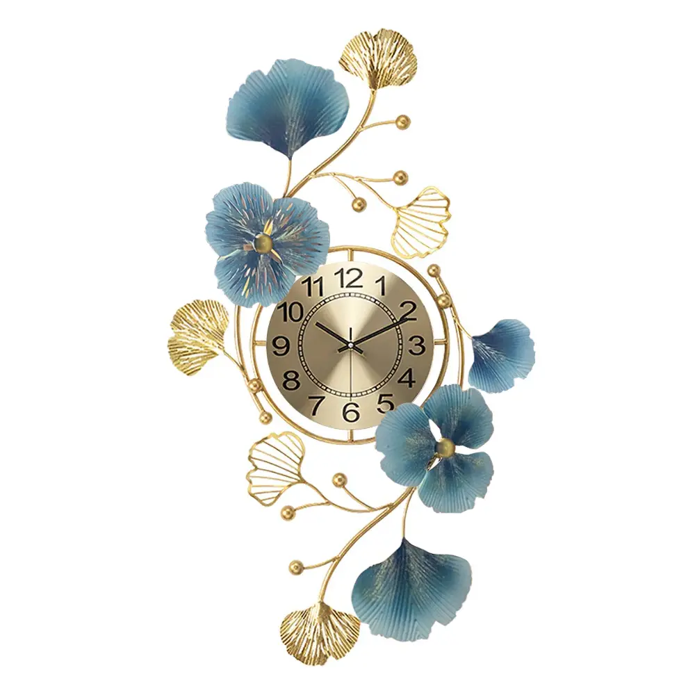 Flowers wall clock-B
