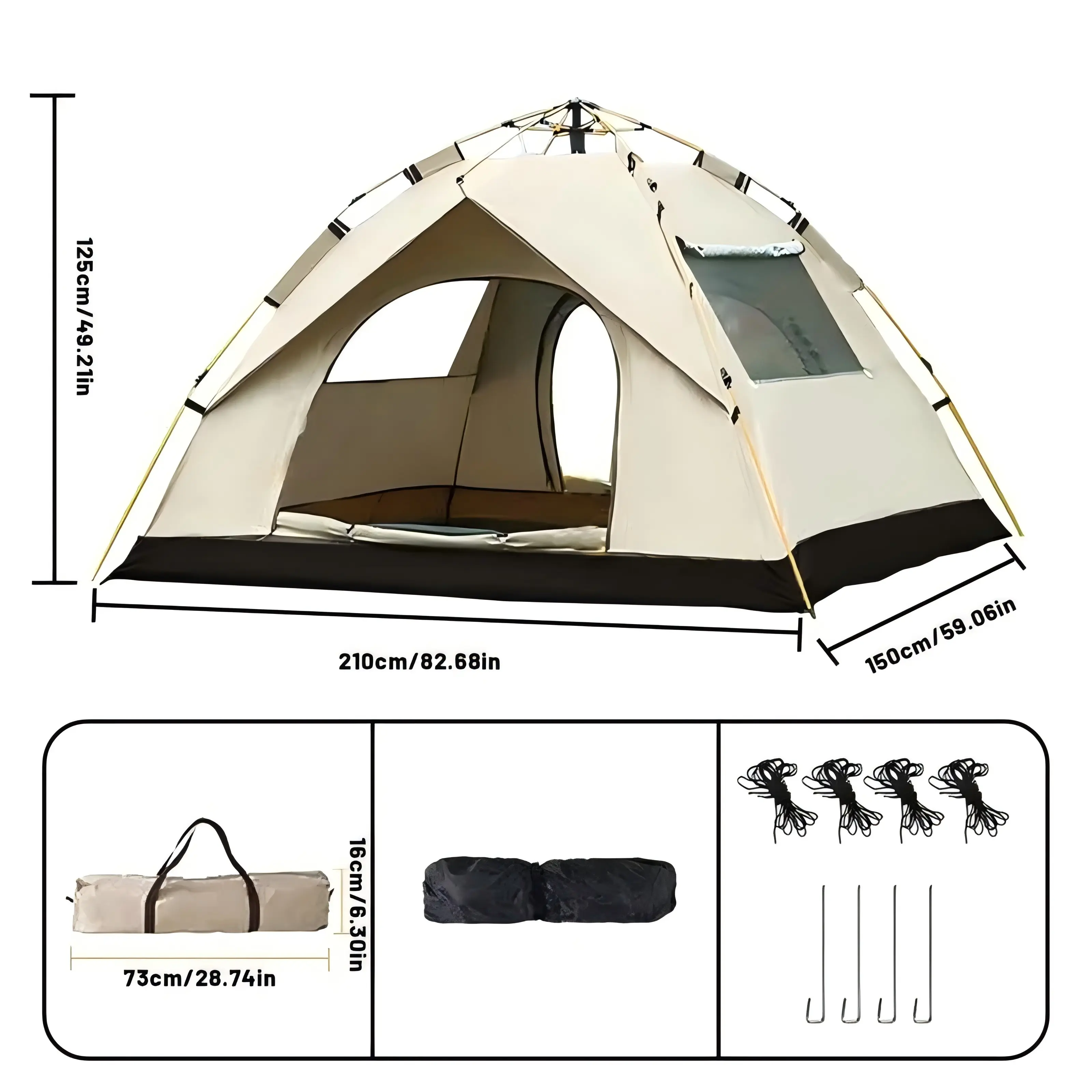 Small two doors & two windows