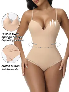 New Body Shaping Bodysuit, Sexy Abdomen Control and Lift, Tummy Control Waist, Push Up Bust Support, Women’s Innerwear for All Seasons, Fit Shapewear, Body Shaper Girdle