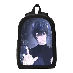 Men's Professional Organizer Backpack - Laptop Bag with Separate Compartments, Heavy-Duty Black School Backpack for Work, College, Travel - Sturdy Construction & Minimalist Design for Business, Everyday Use, College Essentials, Modern Aesthetic, Reinforce