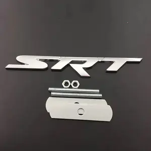 3D Metal Grille Badge Emblem for Hellcat Challenger and Jeep Grand Cherokee, Durable Replacement, Easy Installation, Car Decal Decoration, Car Accessories