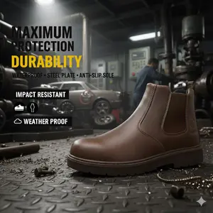 Steel Toe Safety Work Shoes: Puncture Proof, Smash Proof, Built for Maximum Comfort and Protection in Industrial Jobs