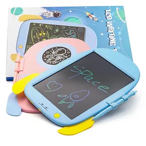High-quality 8.5-inch Erasable Drawing Board LCD Writing Board Portable Electronic Writing Board Best Gift for Children Tablets Protection Radiation-free Backlight-free Screen Pressure-sensitive Writing One-click Clear Function Secure Slide Lock