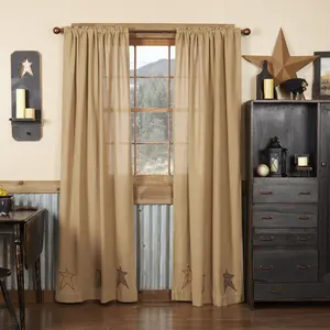 Stratford Burlap Panel Curtains