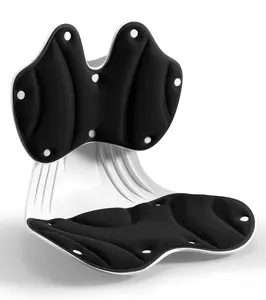 Jiaao Adjustable Seat Cushion for Office Prolonged Sitting - Geometric Design Waist Support & Backrest Cushion for Enhanced Comfort Ergonomic Computer Chair Custom Fit Chair