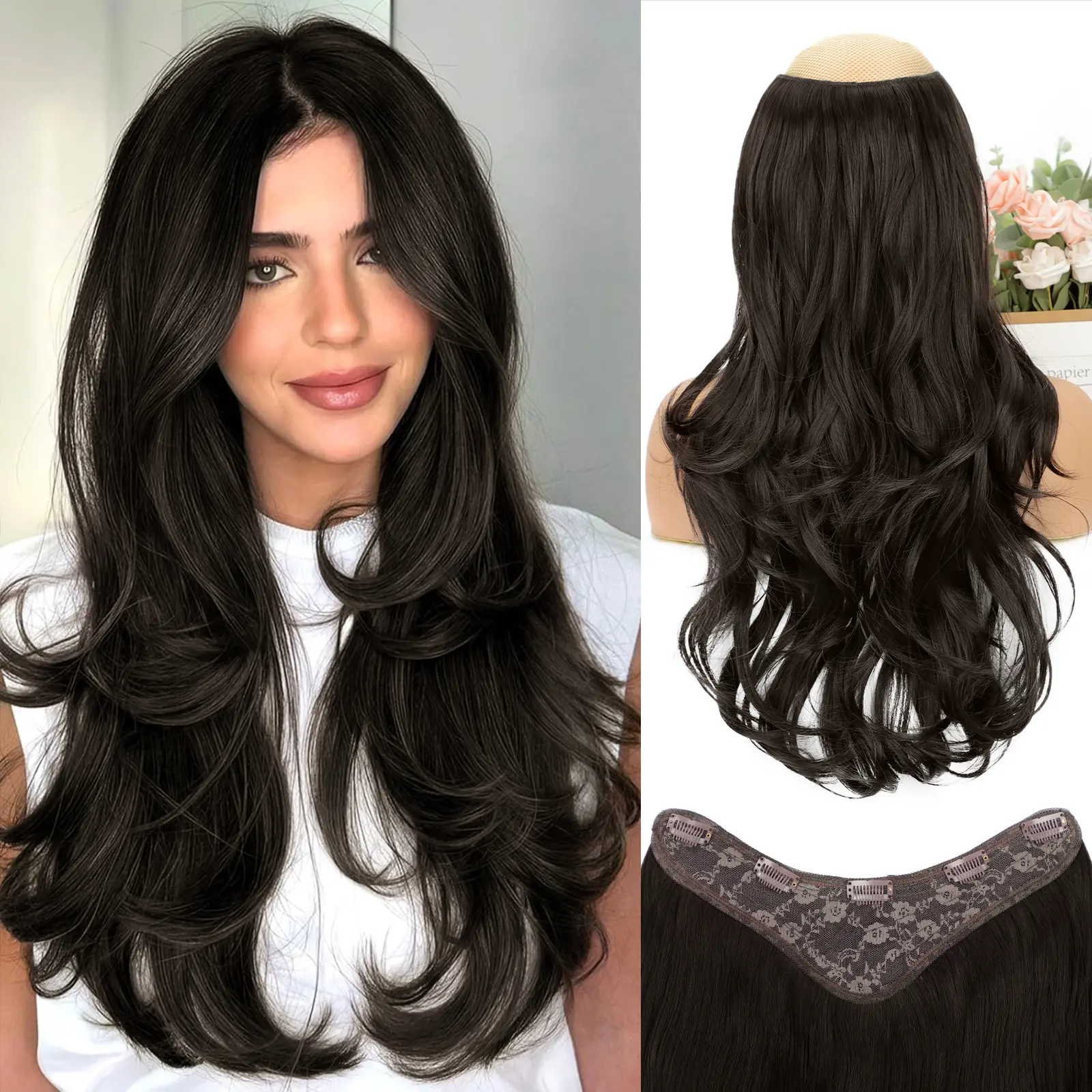 20inch-Dark Brown