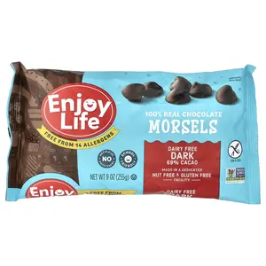 Enjoy Life Foods Morsels, Dark Chocolate, 69% Cacao, 9 oz (255 g)
