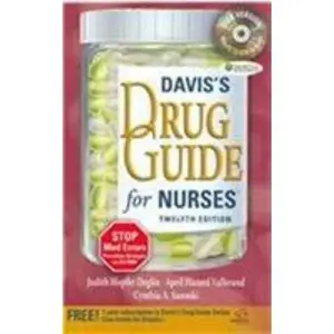 USED-Taber's Cyclopedic Medical Dictionary 21 Ed. + Taber's Plus DVD + Davis's Comprehensive Handbook of Laboratory & Diagnostic Tests With Nursing Implications 4 Ed. + Davis Drug Guide for Nurses 12 Ed. by Judith Hopfer Deglin (Hardcover)