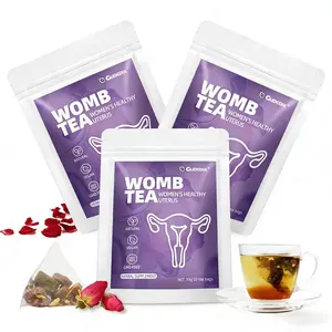 Gudcoix Women's Womb Tea | Uterine Toning & Monthly Cycle Support, Natural Vegan GMO Free, Herbal Detox & Comfort, 20 Bags