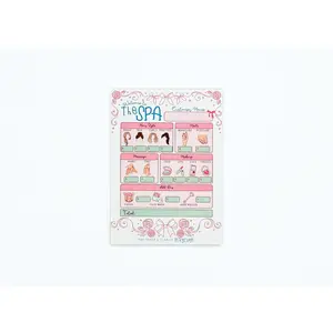 Spa Day Playtime Pad 5"x7" Notepad with 50 Sheets for Kids' Imagination Made in the USA
