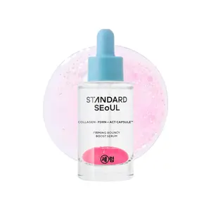 Vegan PDRN Firming Bouncy Boost Serum - Black PDRN, Fermented Yeast-Derived | Ultra-Low Molecular (≤80bp) Formula | Smooth, Resilient-Looking Skin | Vegan Collagen, Bakuchiol & Retinol (30ml)