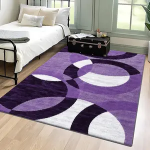 Velvet soft and comfortable patterned printed carpet, Geometric Pattern Rug, suitable for multiple scenarios, available in various sizes, soft and non-shedding.