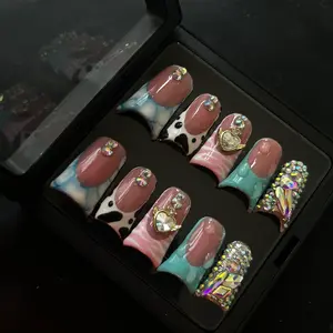 Pattern Junk Duck Nails Press Ons