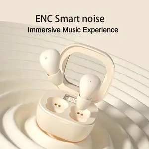 Mini invisible wireless Bluetooth 5.3 mini sleep earphones, hidden earbuds with LED screen, high fidelity sound quality, long battery life, low latency and long connection, suitable for small ear sleep, exercise, work, and hiking wireless earphone wear