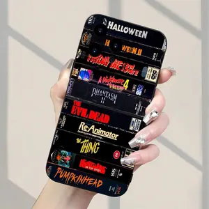 Best 10 Horror Movie Design New Sales Success Classic Innovation Enjoyment TPU Camera Shockproof Protective Phone Case Compatible with iPhone 7/8/11/12/13/14/15/16 Pro/16 Plus/16 Pro Max/X/Xs Max/Xr/Se/Mini Ideal Choice for Boys and Girls, T110.