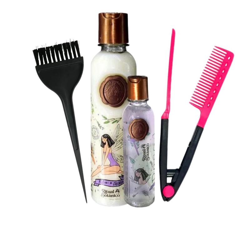 Origen Botanico keratina + Brush + Straightener comb (3 Pack)
