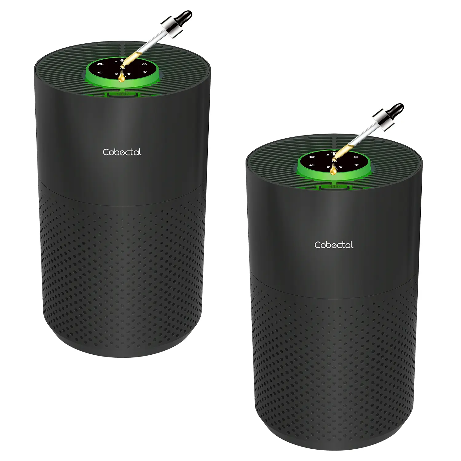 Cobectal 4000C 3-in-1 Air Purifier & Aroma Diffuser for Pet Owners - Removes Dander & Odor, Essential Oil Compatible, Night Light, Sleep-Friendly, Ideal for Bedroom, Living Room, Father's Day, Thanksgiving Deals, Day Flash Sale