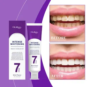120g Strong Whitening Toothpaste, Effective and Pain-Free, Non-Irritating, Portable, Easy to Use, Bright Smile, Mint Flavor