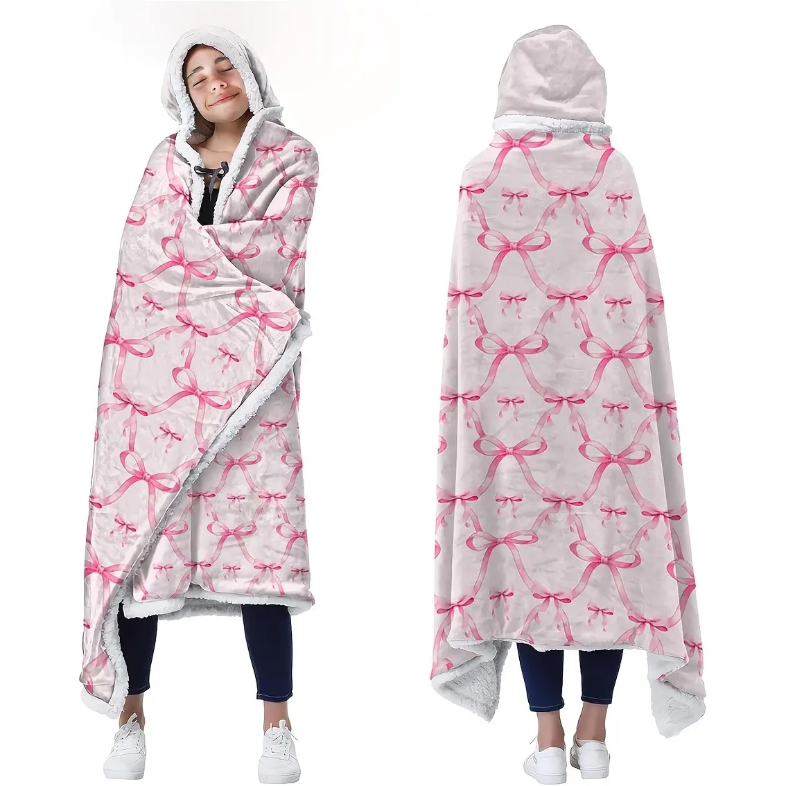 1pc Sloth-themed women's gift, wearable blanket hoodie, unisex, sloth blanket hoodie, perfect for birthdays, Thanksgiving, and Christmas. Lambswool hooded blanket.
