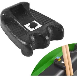 Pool Cue Holder,2 Cue Portable Pool Stick Holder for Table,Portable Billiard Cue Rack with Chalk Holder, Mini Pool Cue Holder Claw, Non-Slip Stick Holder for Pool Cues