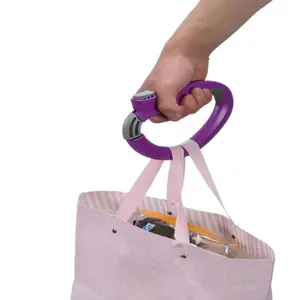 Ergonomic Grocery Carrier with Anti-Chafing Design Effort-Saving Heavy-Duty Open-Close Handle for Shopping Bags Comfortable Grip Ideal for Heavy Loads