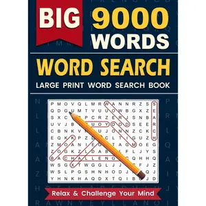 The Big Word Search Puzzle Book for Adults: 225 Large Print Puzzles for Fun and Relaxation