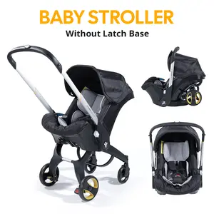 Baby stroller Multi-functional highlandscape Folding Stroller, Cotton Seat Cushion, the Push Rod can be Adjusted Up, Down, Forward And Backward,Shopping Mall Baby Stroller,High-Quality Travel Baby Stroller，Mother's Day Gift