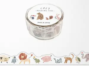 Die Cut Washi Tape - Cozy Animal