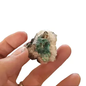 Arizona Natural Malachite on a Crystal Quartz