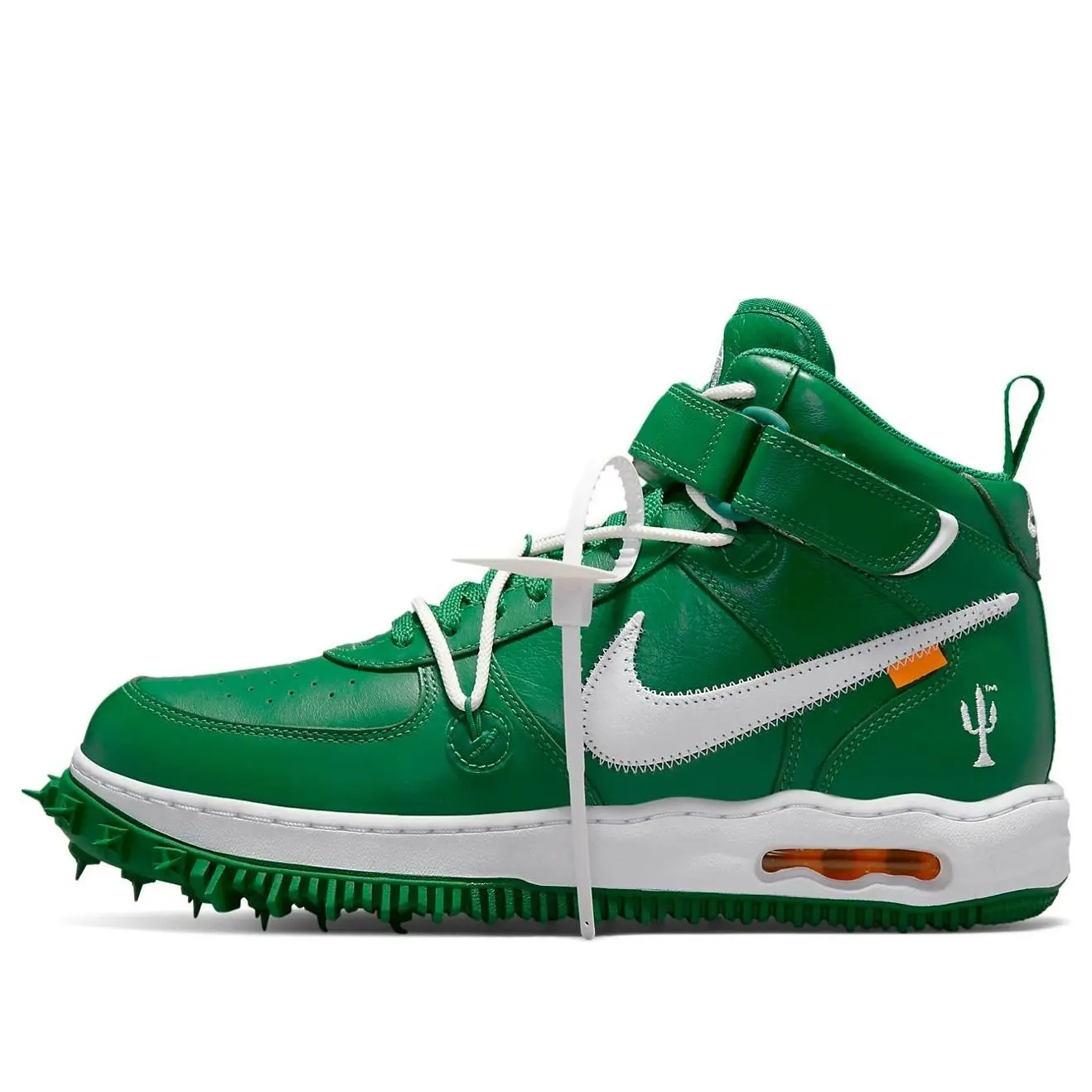 Nike x Off-White Air Force 1 Mid SP Leather 'Pine Green' DR0500-300 Nike x Off-White Air Force 1 Mid SP Leather 'Pine Green' DR0500-300