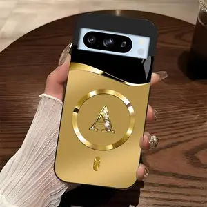 Suitable for [Google Pixel 8 Pro] high-end MagSafe phone case🥰，Features a magnetic attachment function, with all 26 letters available for you to choose from. YM99