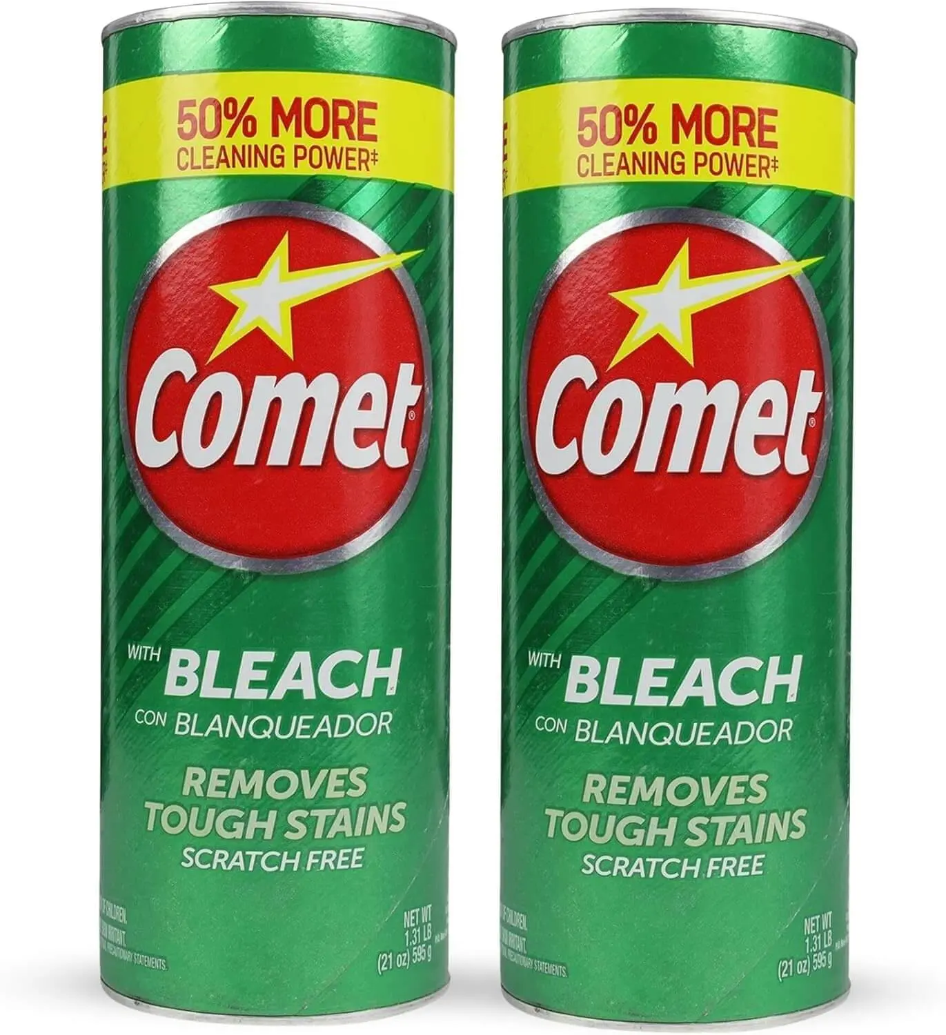 2 Pack Comit Cleaner 21 oz Each 50% More Cleaning Power Surface Cleaner for Bathroom & Kitchen Tough Stain Removal Deodorizes & Freshens Bundled With A Vortix Ship Bag