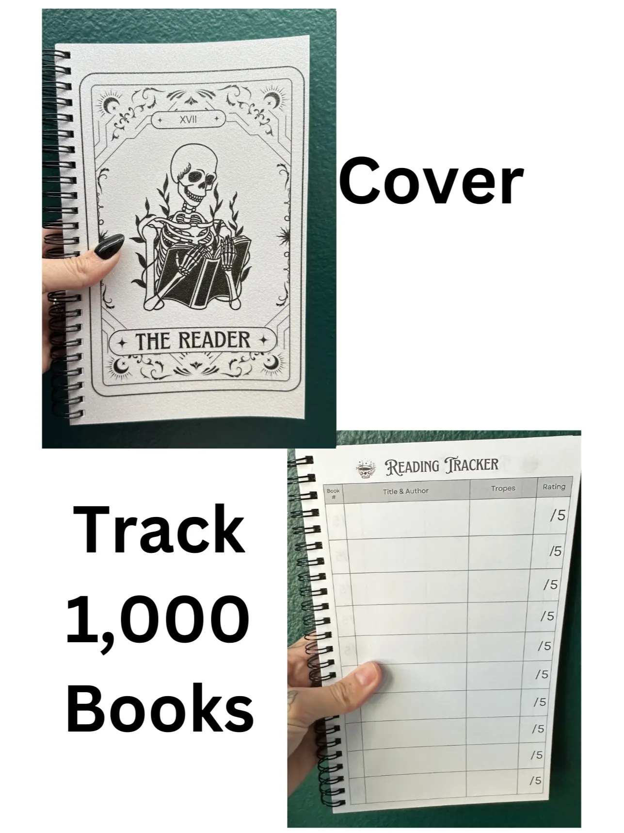 Book Tracker Journal - 1,000 books Book Tracker Journal - 1,000 books