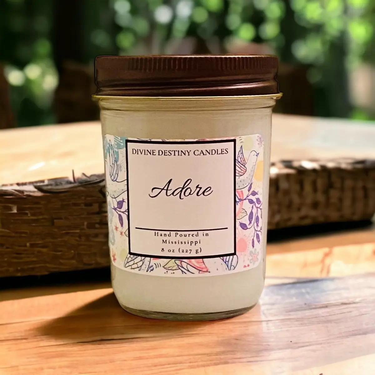 Adore Candle (Mahogany) 8 oz